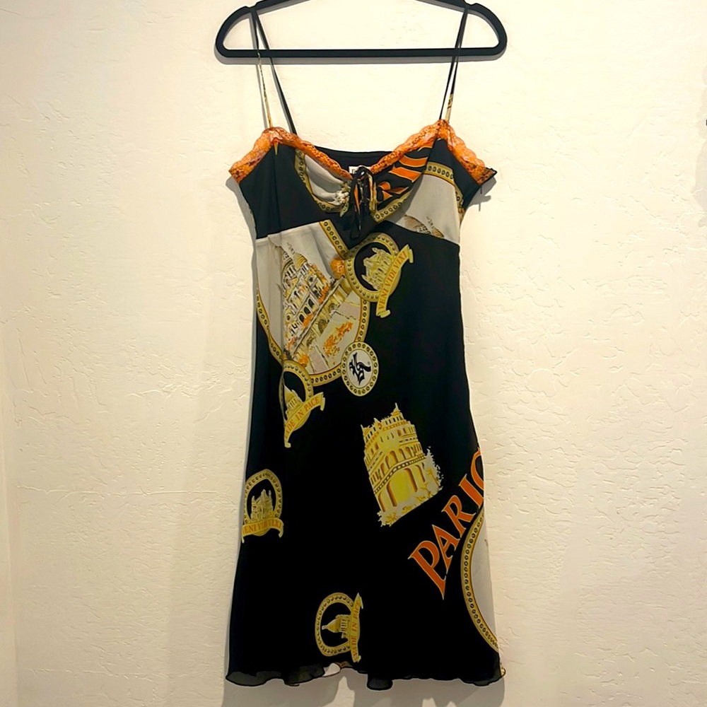 Paris Print Dress